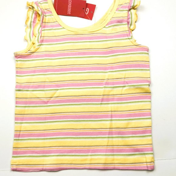 NWT Gymboree Girl Sequin Pocket Capri & Stripe Sunflower Tank - Picture 7 of 7